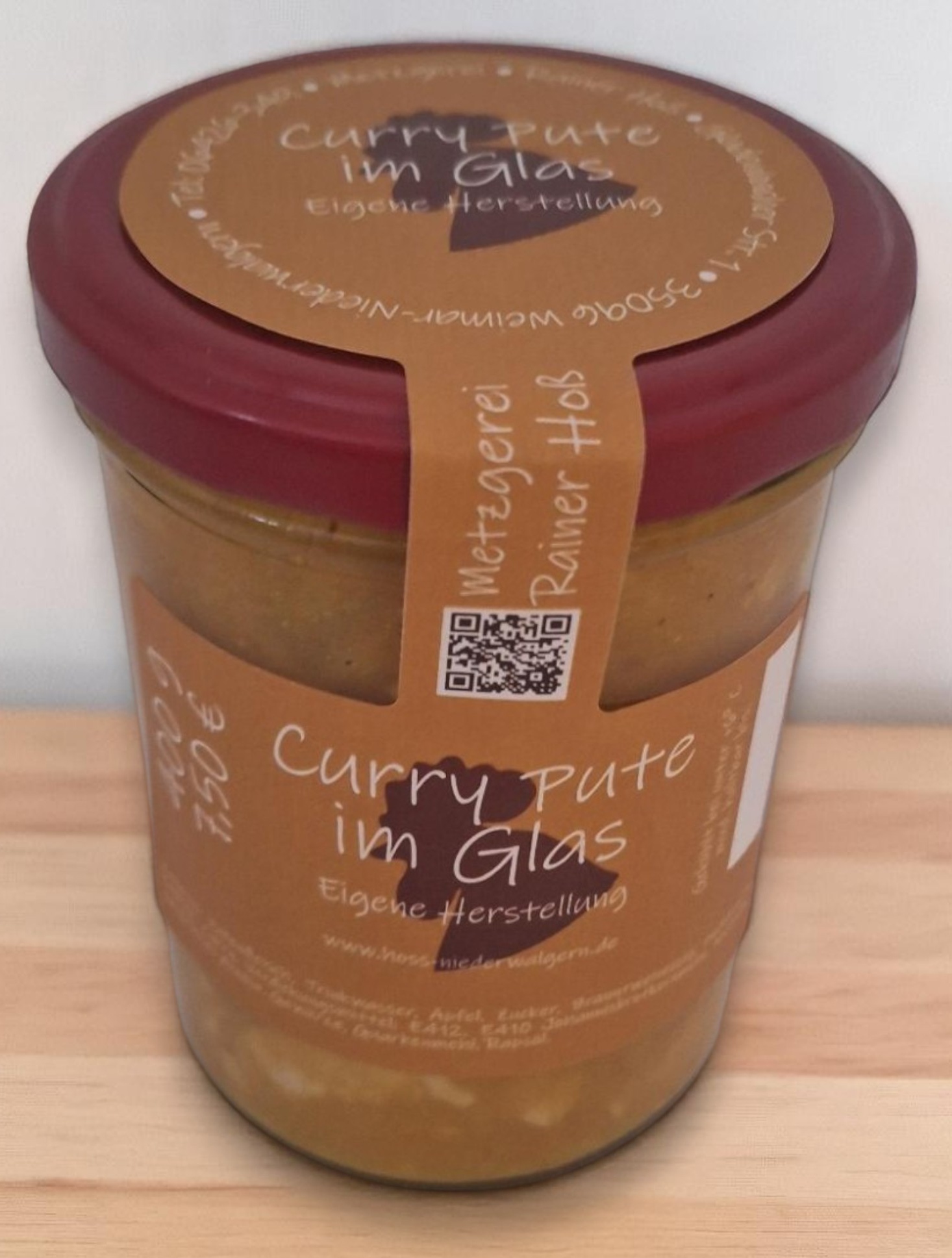 eine weitere Delikatesse demnächst bei uns: Curry Pute im Glas